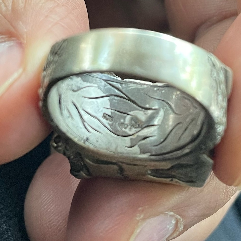 Solid Starling Silver Ring - image 3